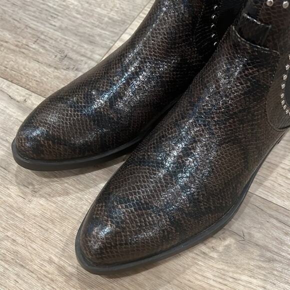 ZARA Brown US 6.5 Almond Toe Boots NWT - Picture 10 of 13